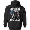 High On Freedom Sobriety Motorcycle Hoodie