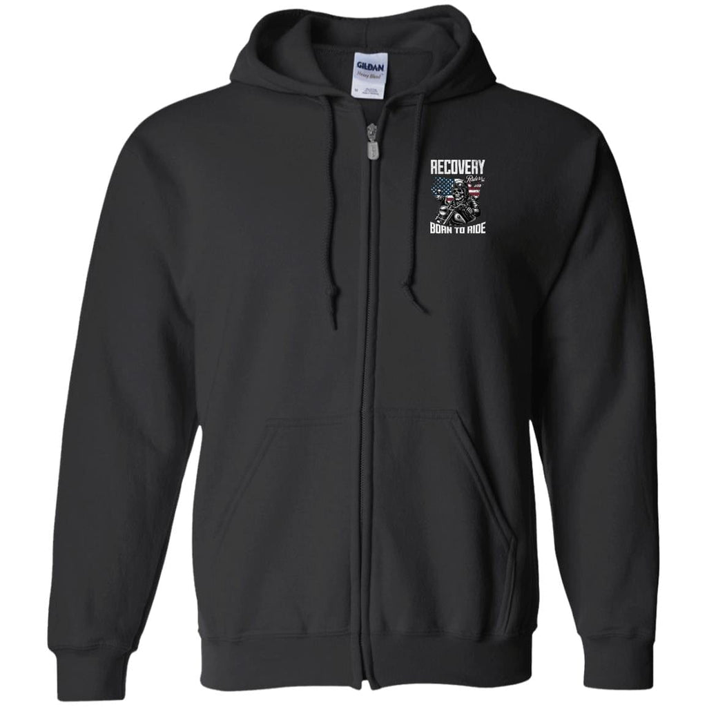 High On Freedom Sobriety Motorcycle Hoodie