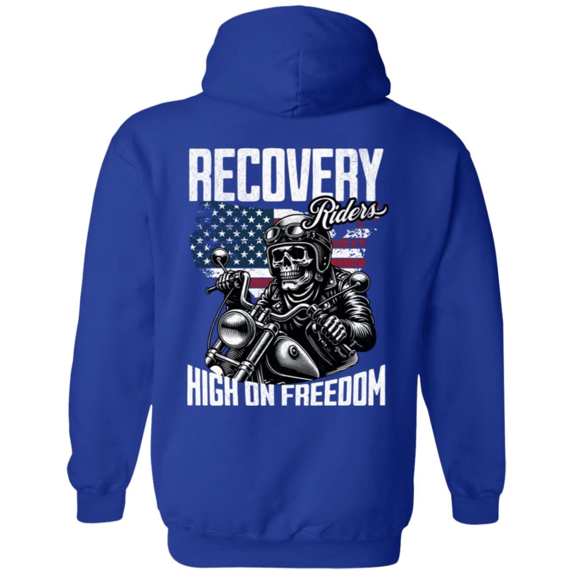 High On Freedom Sobriety Motorcycle Hoodie