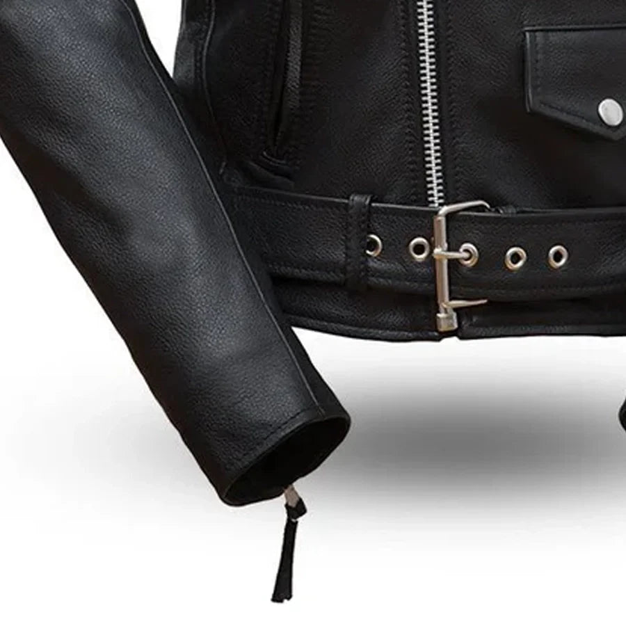Rockstar - Women's Motorcycle Leather Jacket