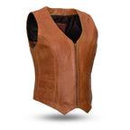 Savannah Women's Western Style Motorcycle Leather Vest