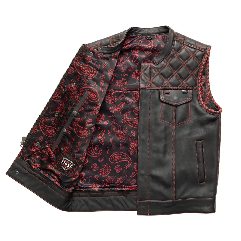 Sinister - Men's Motorcycle Leather Vest