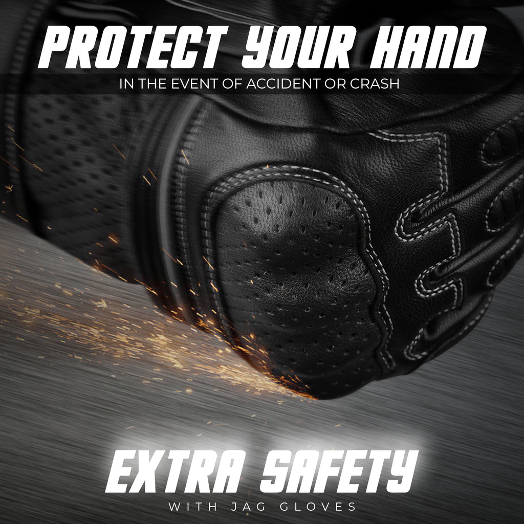 Ninja Leather Motorcycle Gloves