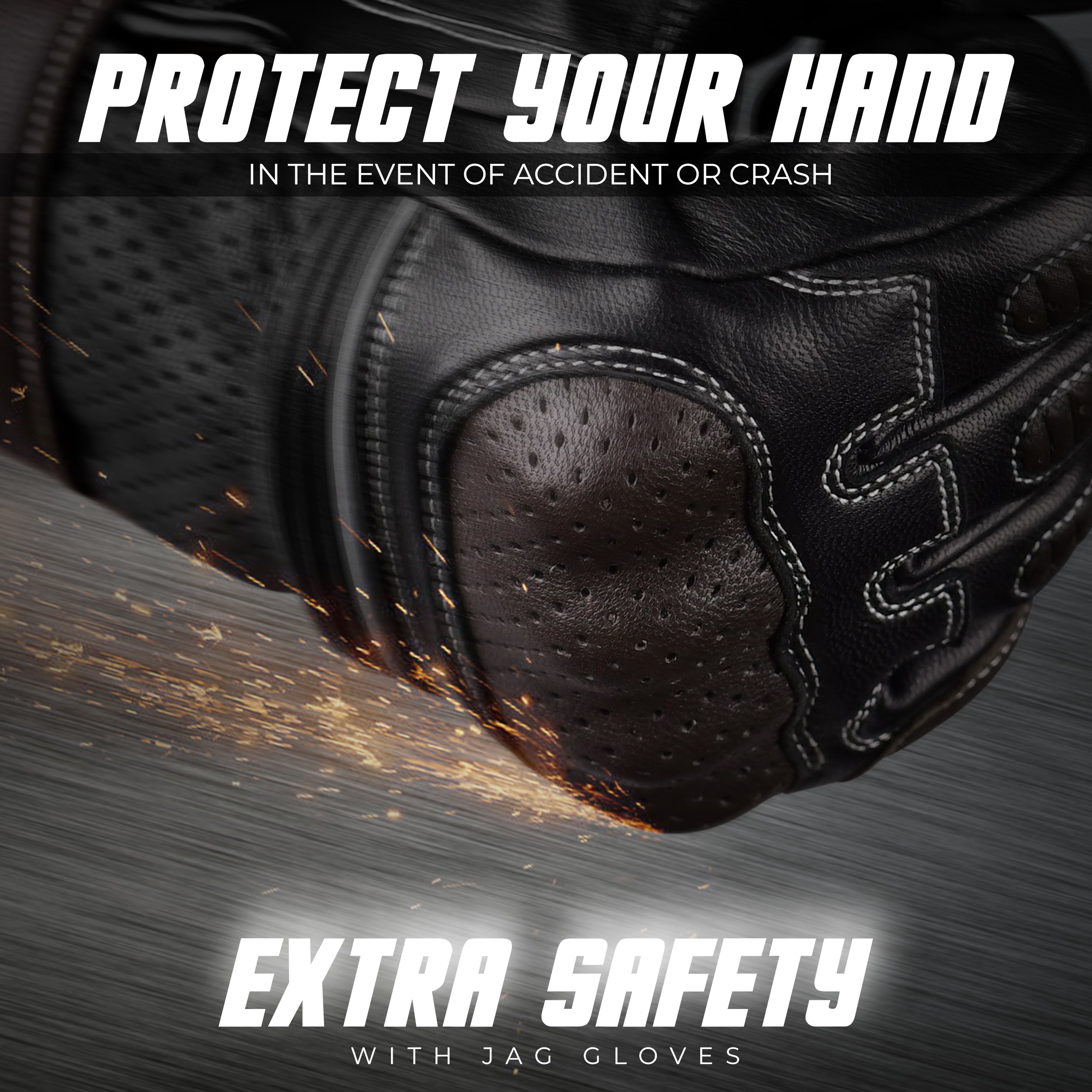 Ninja Leather Motorcycle Gloves