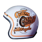 Fiberglass Retro Motorcycle Helmet