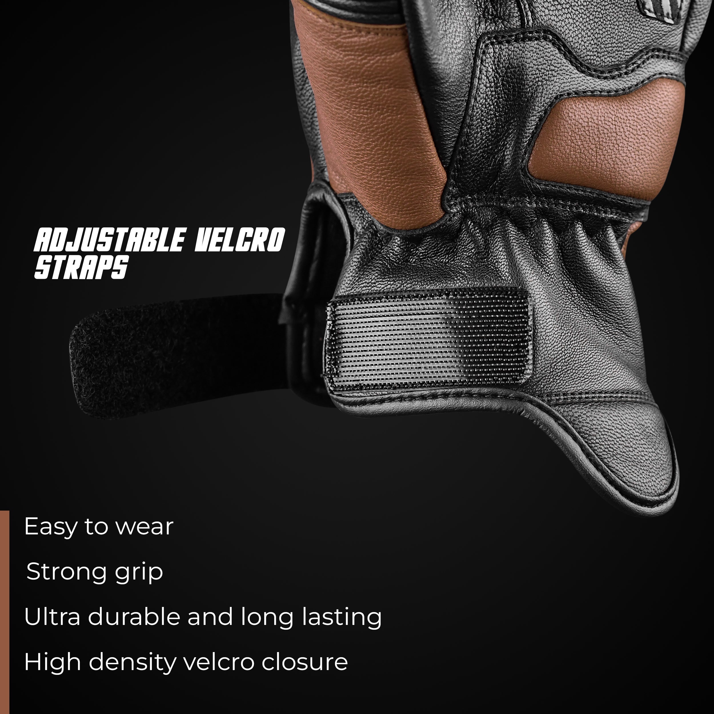 Helios Leather Motorcycle Gloves