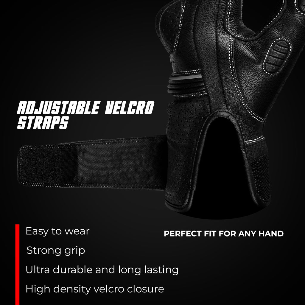 Ninja Leather Motorcycle Gloves