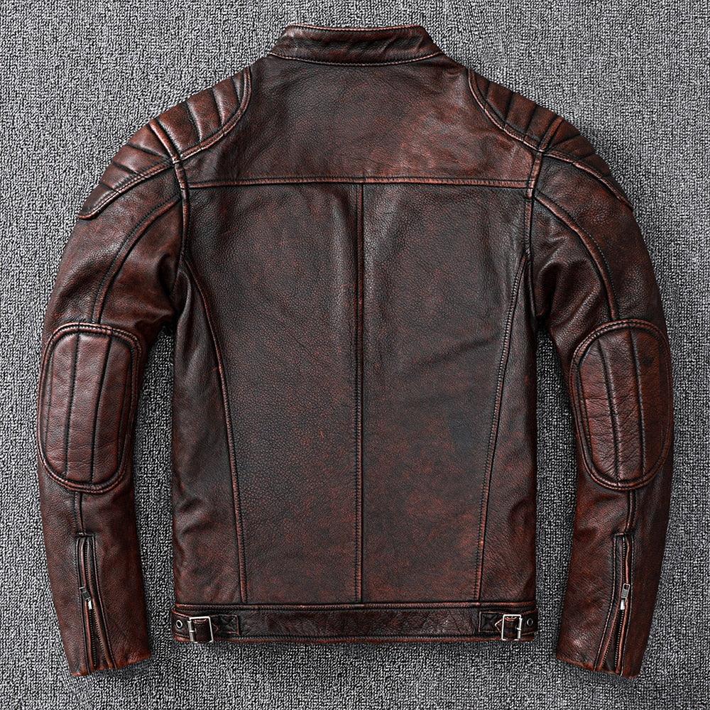 Vintage Brown Genuine Leather Jacket