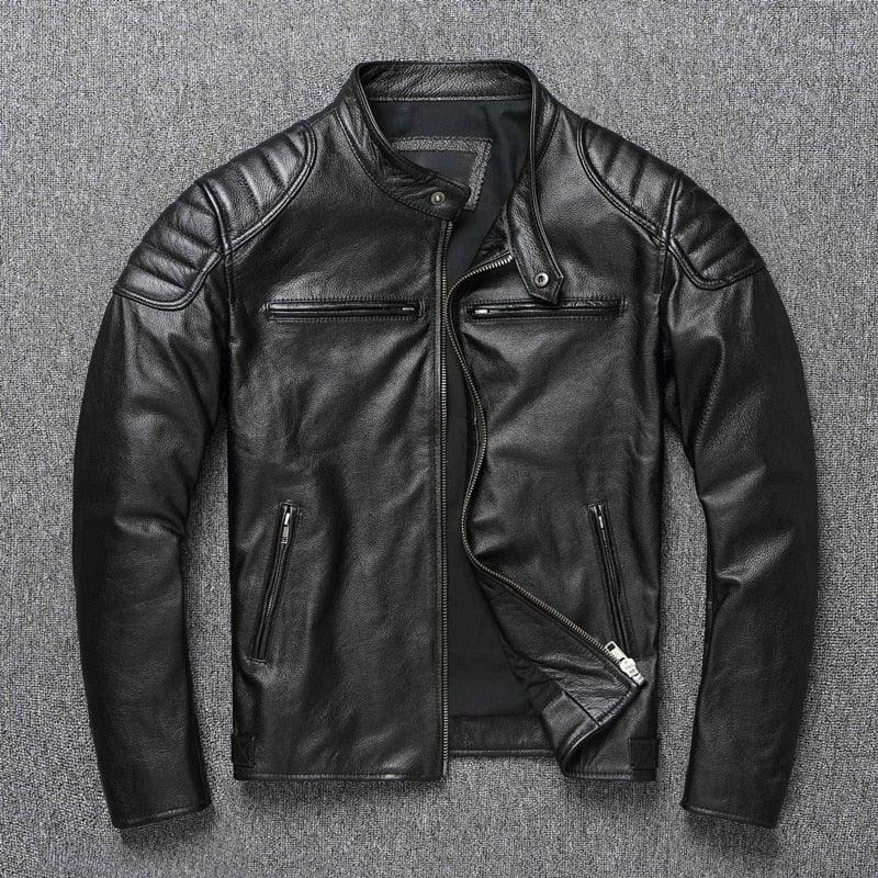 Vintage Brown Genuine Leather Jacket