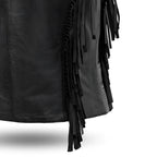 Apache Women's Leather Motorcycle Vest